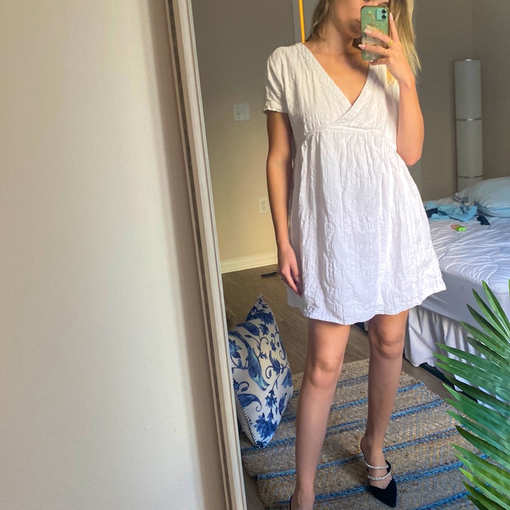 Sigrid Olsen white little summer dress